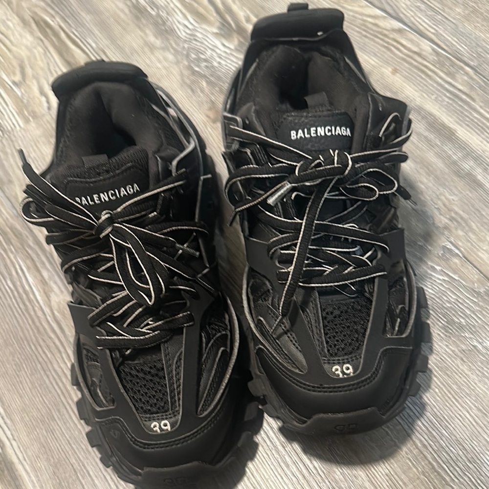 Balenciaga Black Athletic Shoes